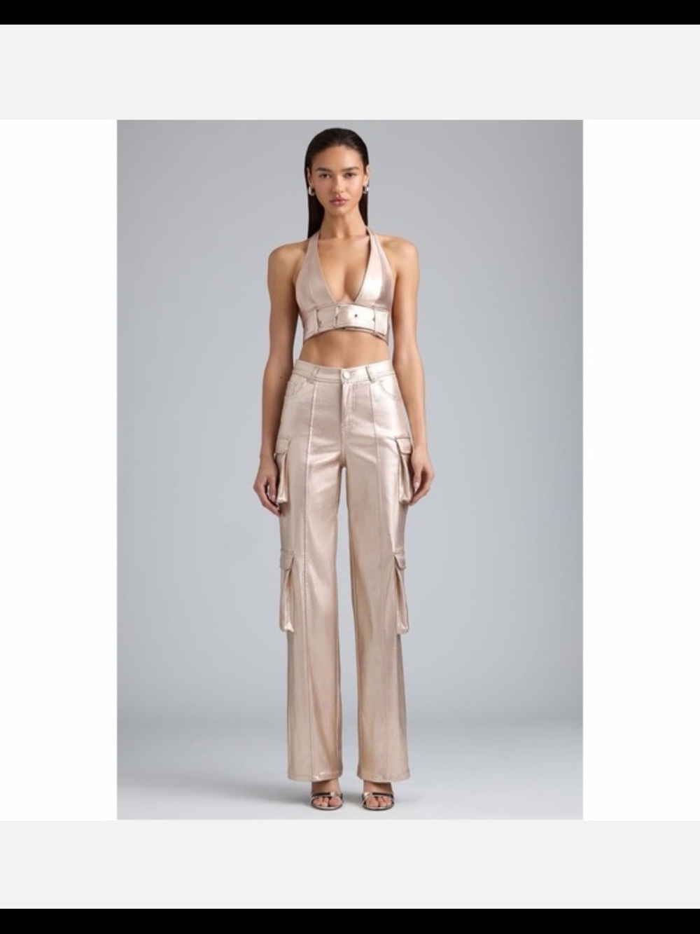 Oh Polly Bratz Collection RILEY Cargo Trousers &
NYSSA Crop Top